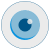 eye icon vector 3 colour